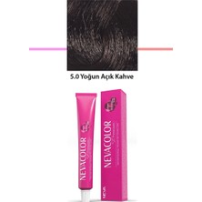 Pileli Store Premium 5.0 Yoğun Açık Kahve - Kalıcı Krem Saç Boyası 50 G Tüp