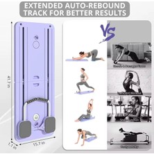 Tr Leyaton Pilates Board Çok Amaçlı Reformer Tek Ebat, Tek Ebat, PBCAR01M, Mor
