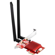 Tr Wifi 6e Pcıe Card | Intel AX210 Chip, 5400MBPS Tri-Band (2.4ghz/5ghz/6ghz) | Bluetooth 5.3, Low L