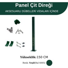 Tr Profil Direk 150 cm - Çim Çit Direği Panel Çit Direği 2 Adet