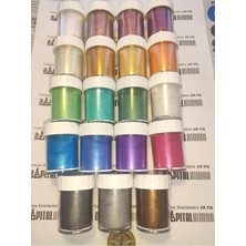 Tr Capital 10G(25ML) x 19 Renk Full Set Epoksi Toz Metalik Renkler Seti 19 Renk Set