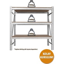 Tr Ağır Yük Raf Ünitesi 180X180X60 cm