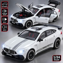 Fidan Oyuncak 1/24 Ölçek Mercedes-Benz Amg Gt 63 Metal Model Araba - Sesli, Işıklı, Çek Bırak ve Açılabilir Kapılı Model Araç