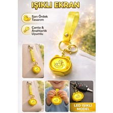 Mixoyuncak Işıklı Ördek Anahtarlık Sarı Renk 1 Adet