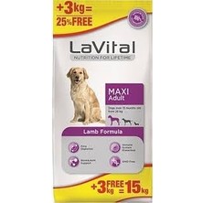 Tr Lavital Maxi Adult Orta&büyük Irk Kuzu Etli Yetişkin Kuru Köpek Maması 15 kg
