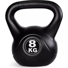 Tr 8 kg Çaydanlık Tipi Dambıl Kettlebell Ağırlık Siyah Tek Ebat