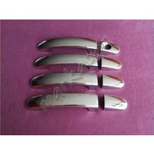 Woc Chrome Ford C-Max Krom Kapı Kolu 2003-2010 4 Kapı Paslanmaz Çelik