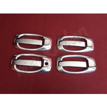 Db Chrome Fiat Doblo Kapı Kolu Nikelajı 2010-2023 4 Kapı 8 Parça P.çelik