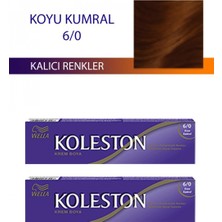 Pileli Store 2 Adet Single Tüp Boya Saç Boyası Koyu Kumral 6/0