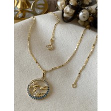 Vıp 14K Birds Kolye
