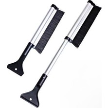 Tr 65CM Oto Araç Buz Kazıyıcı Fırça Kar Temizleme Fırçası, Sıyah