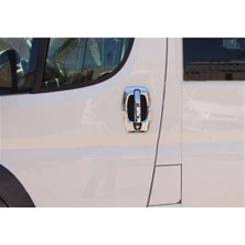 Markadan Fiat Ducato Krom Kapı Kolu 2014 Sonrası 4 Kapı 8 Parça Paslanmaz Çelik