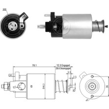 Zm 665 Mars Otomatigi 12V Chrysler - Dodge 300 - Challenger - Charger - Durango - Ram / Jeep Grand Cherokee