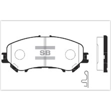 SANGSIN Sangsın SP1715 Ön Balata Renault Kadjar 15> Koleos Iı 15> Nissan Qashqai (J11) 13> x Trail Iıı 14> 410604EA0A-D10604CA0A-410601596R