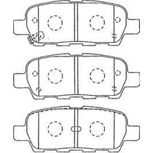 Valeo 9005044 Arka Fren Balata Nissan Qashqai 1,5l 1,6l 2,0l K9K M9R HR16DE MR20DE J10 06-13 / X-Trail 2,0l QR20DE T30 01-07 2,5l QR25DE T30 01-> 2,2l YD22DDTI T30 01-> / Murano 3,5l Z51 4x4 Dci