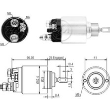 Zm 2382 Mars Otomatigi 12V Fiat Idea - Palio - Punto - Strada - Uno