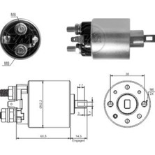 Zm 3719 Mars Otomatigi 12V Gm - Opel Movano / Gm - Vauxhall Movano / Nissan Interstar - Terrano / Renault Ma Scott - Master