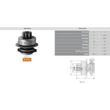 Zen 0579 Mars Dislisi 9 Dıs Volkswagen Golf - Passat - Jetta / Seat Cordoba (Ccw) UMD-5402-1006209543