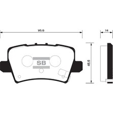 SANGSIN Sangsın SP1570 Arka Fren Balata Honda Civic 1.8l R18A Vtec Fk2 Hatchback 06-> / 1.4l L13Z1 Fk1 Sport 09-> 43022SMGE01-43022SMGE00-43022SMGE02