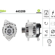 Valeo 592215 Konjektör Fiat Ducato 06> Iveco Daily 06> 2.2d Mtj 2.3d Mtj 504385133-504385134-504385137