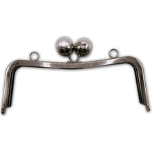 Oxford İplik Klipsli Metal Cüzdan Içten Vidalı (Vidalar Dahil) 20 cm Gümüş