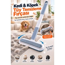 Kurtbay Şekil Kedi Köpek Tüy Temizleme Fırçası 4'ü 1 Arada Koltuk Kıyafet Halı Tüy Toplama Aparatı