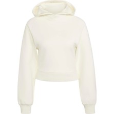 Markali Adidas W Sl Hd Beyaz Kadın Sweatshirt KF4715