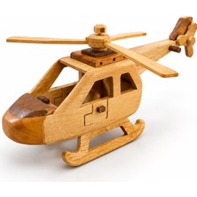 Givoria Ahşap Dekoratif Helikopter NO:1061