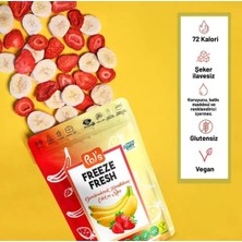 Pol's Freeze Fresh Dondurularak Kurutulmuş Muz - Çilek Mix 20 G