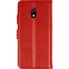 Mrt Teknik Xiaomi Redmi A8 Trend S Plus Kapaklı Kılıf - Kırmızı
