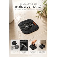 Tilbe Home Süzgeçli Silikon Lavabo Gider Kapağı Koku Önleyici Kaymaz Banyo Mutfak Balkon Duş Gider Tıpası Mat