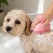 Melinovaa Silikon Kedi Köpek Yıkama ve Masaj Fırçası