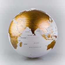 Globe Rich 15 cm Dönen Dünya Küresi Altın