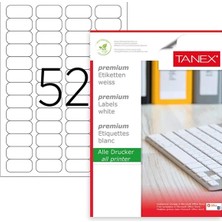 Tanex Lazer Etiket TW-2052 100LÜ