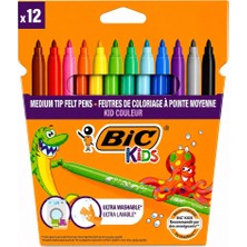 Bic Keçeli Kalem 9202932/9202937 Kid Couleur 2727 Yıkanabilir | Bıc