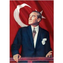 Alsancak Atatürk Posteri Raşel 400X600 cm Büyük Boy