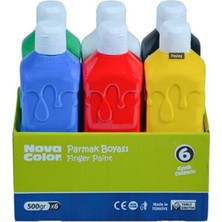 Nova Color Parmak Boyası 500 gr 6’lı Set