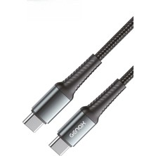 Store Pd Type-C Ultra Hızlı Kırılmaz Siyah Şarj Kablosu