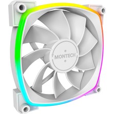 Store Rx 120 Argb Ters Fan 1600PWM, Üst Düzey Dayanıklılık, Sessiz Performans ve Çarpıcı Argb Tasarımı (120 Mm, Beyaz)