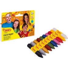 Jovi 176 Yüz Boyasi Stick Kalem 6 Renk 10 Lu