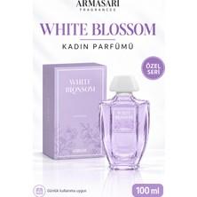 Armasari White Blossom Uzun Süre Kalıcı Kadın Parfüm 100 ml | Çiçeksi, Meyvemsi ve Pudramsı | Menekşe, Iris, Kırmızı Meyveler, Vanilya