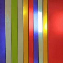 Single Color 50X70 Metalik Aynalı Karton Karışık