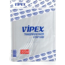 Vipex Hazır Kitap Kabı Şeffaf