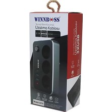 Store WINNBOSS-3414 3'lü Termal Akım Korumalı Usb'li Uzatma Kablosu, CHRMK11985