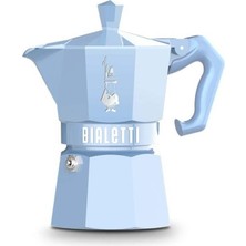 Bialetti Moka Pot Exclusive 6 Cup Açık Mavi