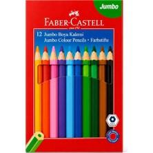 Faber-Castell Jumbo Kuru Boya Kalemi 12 Renk