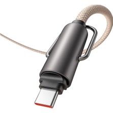 Store CA-6831 Çok Işlevli Çapraz Boyun Askili Kablosu 1.2 M 60 W Type-C To Type-C Haki