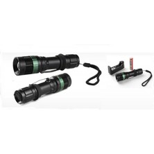 Pileli Store Power Style 500 Lumen 600 Metre Işık Uzantılı Zoomlu Şarjlı El Feneri 6109