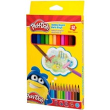 Play-Doh Jumbo Üçgen 12 Renk Kuru Boya Okul ve Hobi Kullanımı