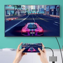 Store Type-C 3in1 HDMI 4K USB 3.0 Görüntü Veri Aktarımı Sağlar USB Adaptör Notebook ve Macbook ile Uyumlu Tc-23